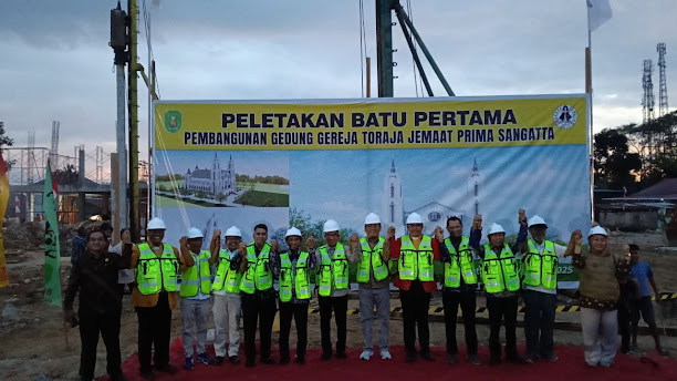 Pembangunan Gereja Toraja Jemaat Prima Dimulai, Bupati Ardiansyah: Rumah Ibadah Adalah Perekat Kerukunan di Kutim